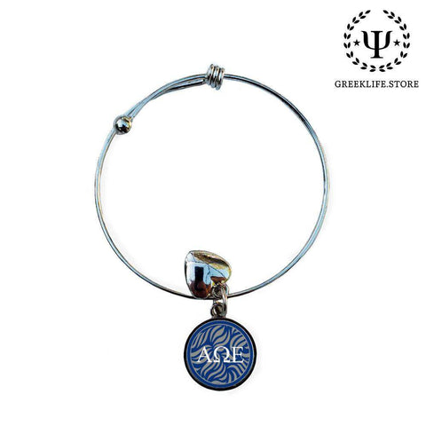 Alpha Omega Epsilon Round Adjustable Bracelet