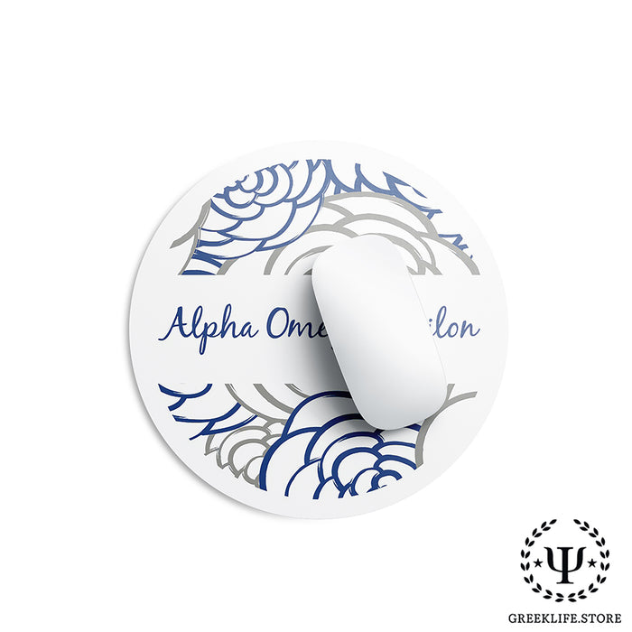 Alpha Omega Epsilon Mouse Pad Round