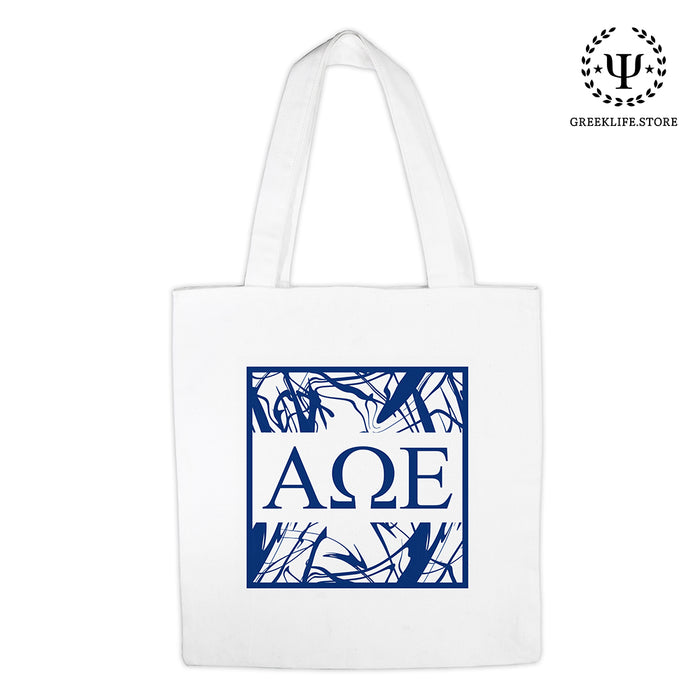 Alpha Omega Epsilon Market Canvas Tote Bag