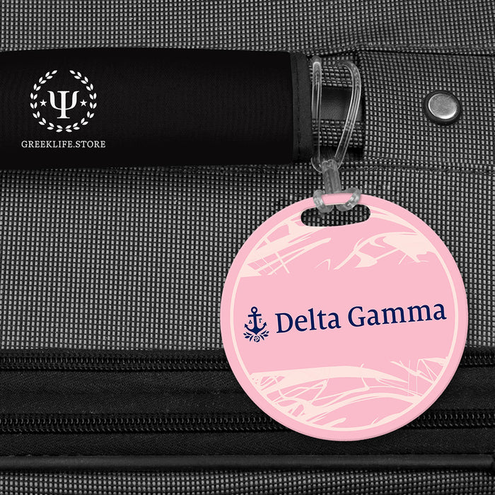 Delta Gamma Luggage Bag Tag (round)
