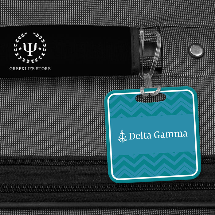 Delta Gamma Luggage Bag Tag (square)