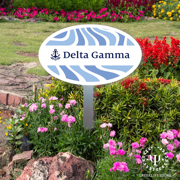 Delta Gamma Yard Sign Oval