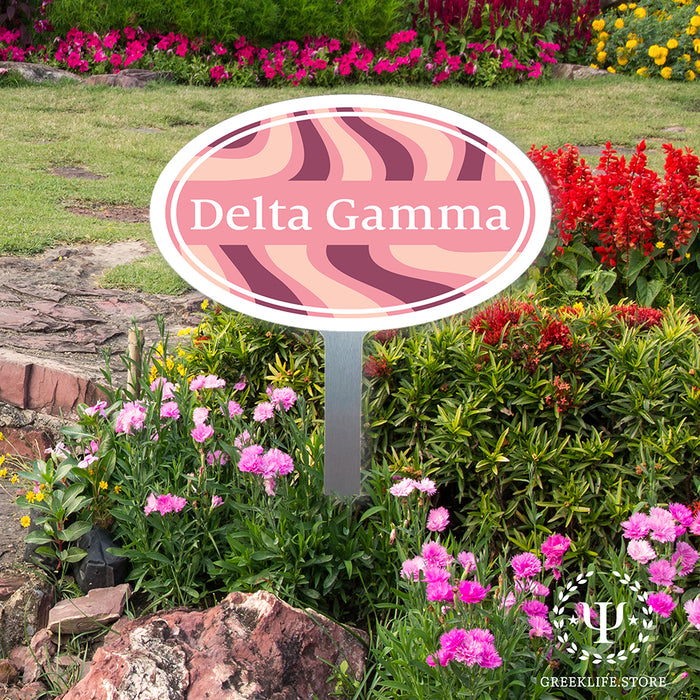 Delta Gamma Yard Sign Oval