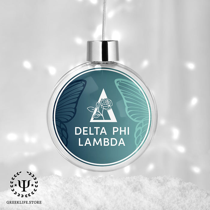 Delta Phi Lambda Christmas Ornament - Ball