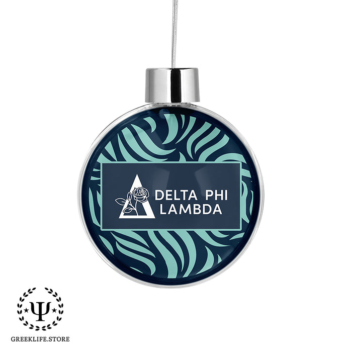 Delta Phi Lambda Christmas Ornament - Ball