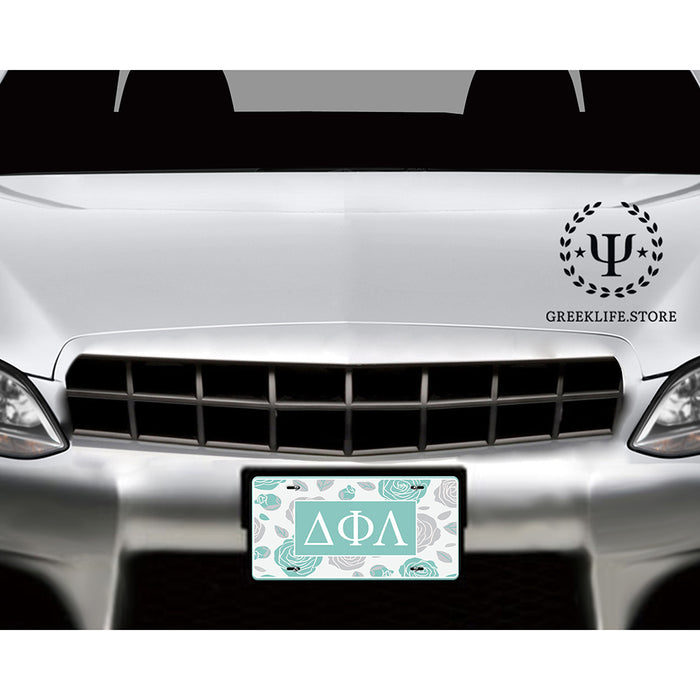 Delta Phi Lambda Decorative License Plate