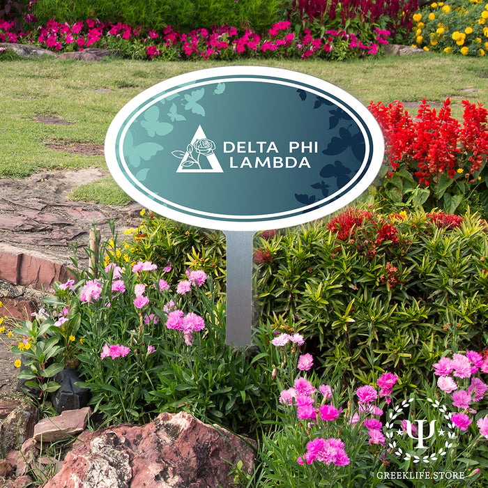 Delta Phi Lambda Yard Sign Oval