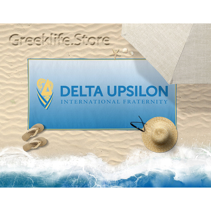 Delta Upsilon Beach & Bath Towel Rectangle 30″ × 60″
