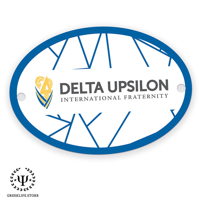 Delta Upsilon Door Sign