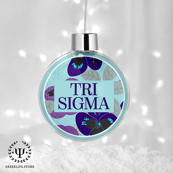 Sigma Sigma Sigma Christmas Ornament - Ball