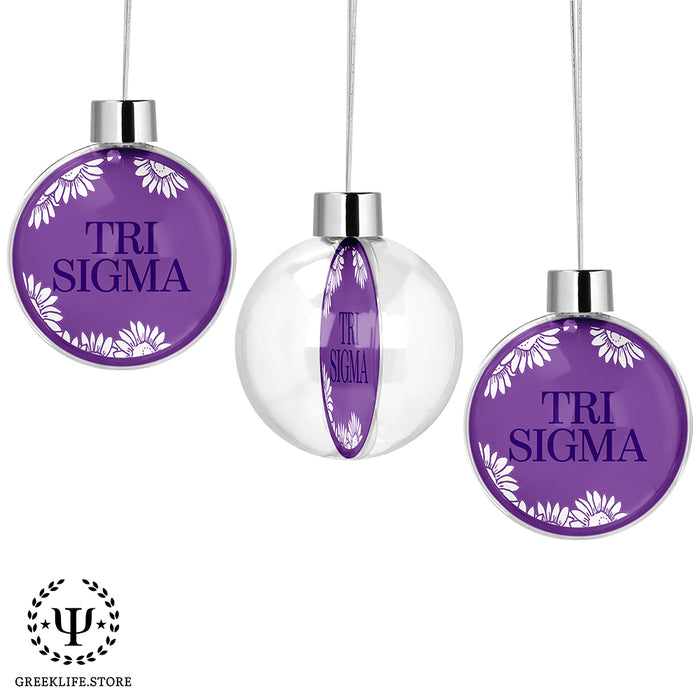 Sigma Sigma Sigma Christmas Ornament - Ball