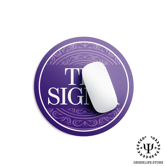 Sigma Sigma Sigma Mouse Pad Round