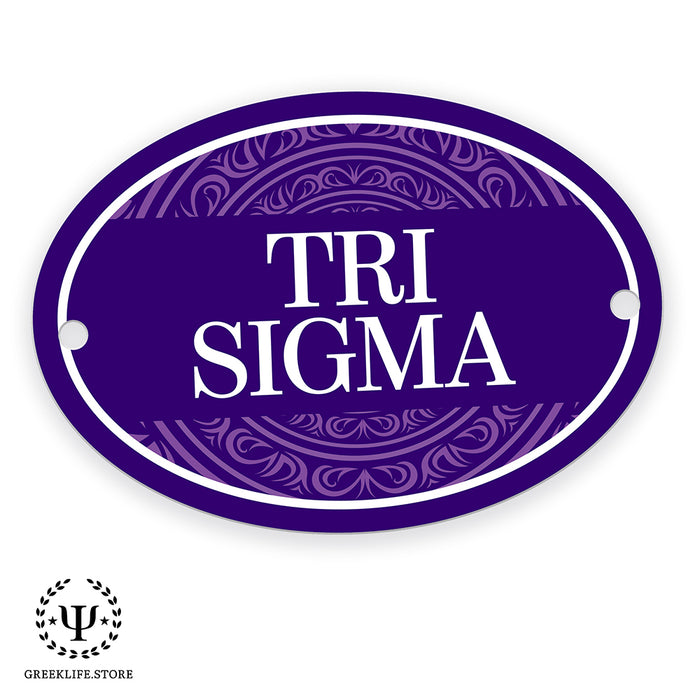 Sigma Sigma Sigma Door Sign