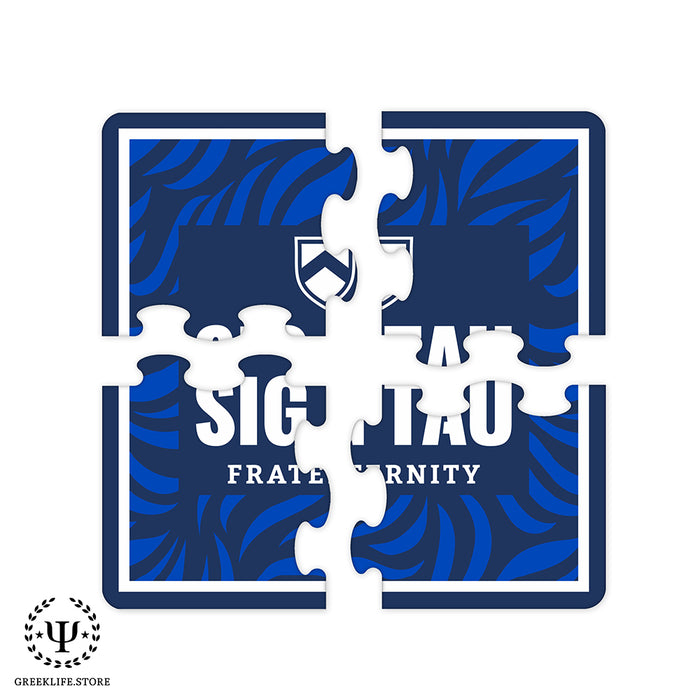 Sigma Tau Gamma Beverage Jigsaw Puzzle Coasters Square (Set of 4)