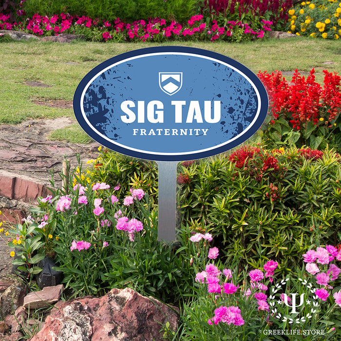 Sigma Tau Gamma Yard Sign Oval