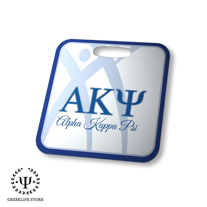 Alpha Kappa Psi Luggage Bag Tag (square) - greeklife.store
