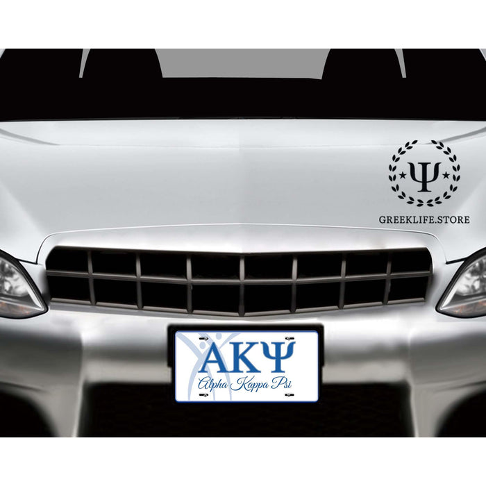 Alpha Kappa Psi Decorative License Plate - greeklife.store