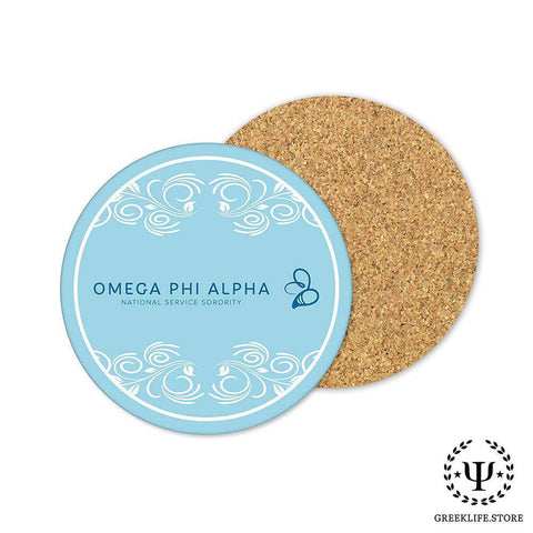 Omega Phi Alpha Beverage Coasters Round (Set of 4)