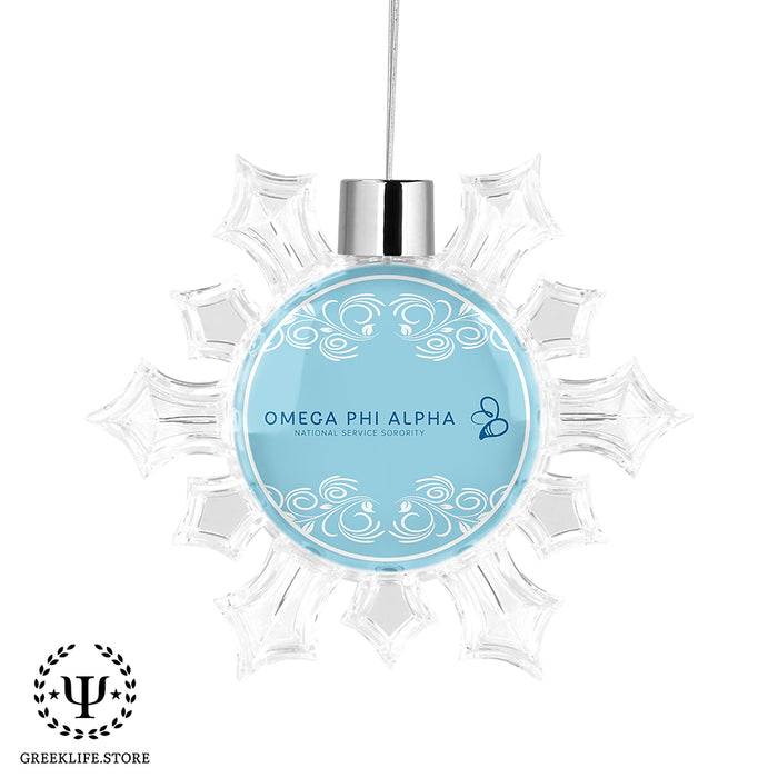 Omega Phi Alpha Christmas Ornament - Snowflake