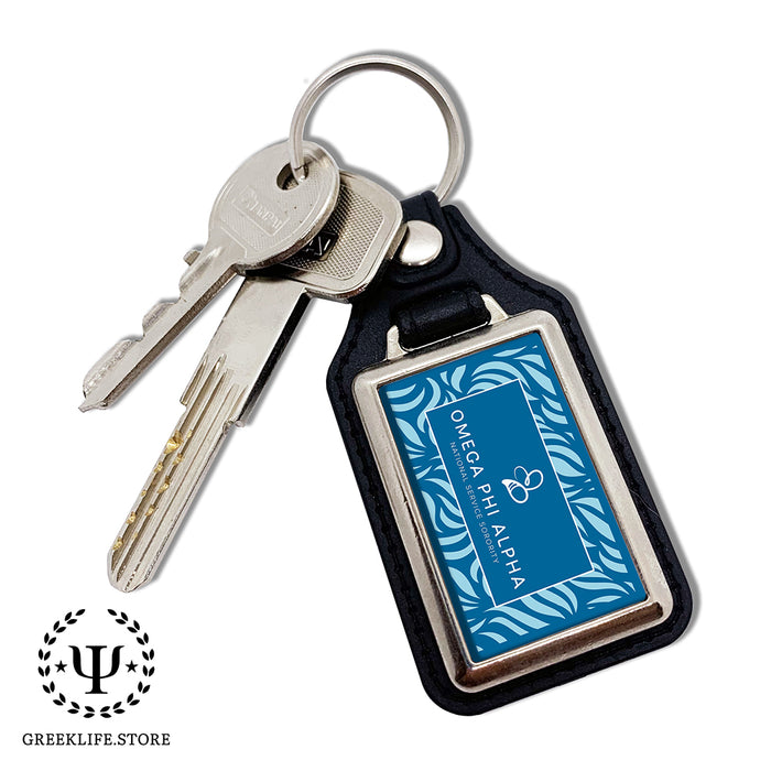 Omega Phi Alpha Keychain Rectangular