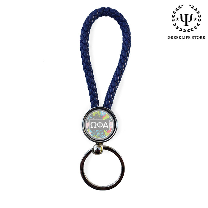 Omega Phi Alpha Key chain round
