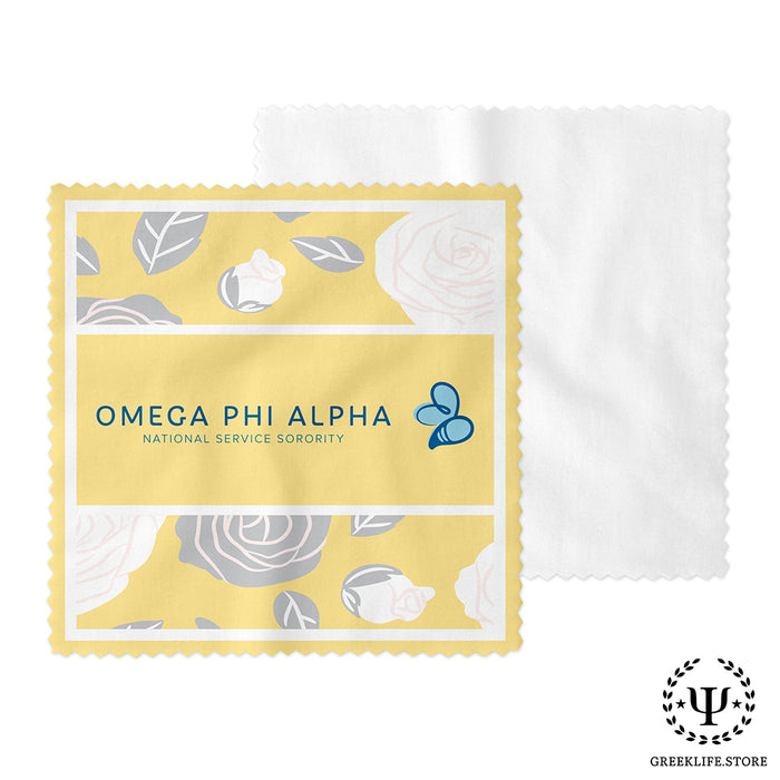 Omega Phi Alpha Eyeglass Cleaner & Microfiber Cleaning Cloth