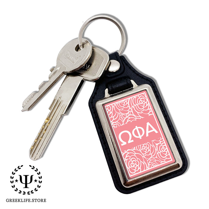 Omega Phi Alpha Keychain Rectangular