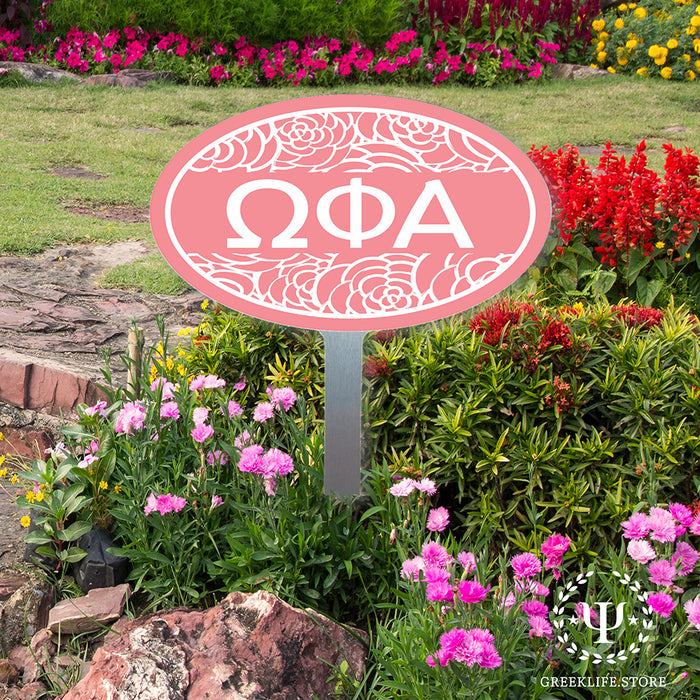 Omega Phi Alpha Yard Sign Oval