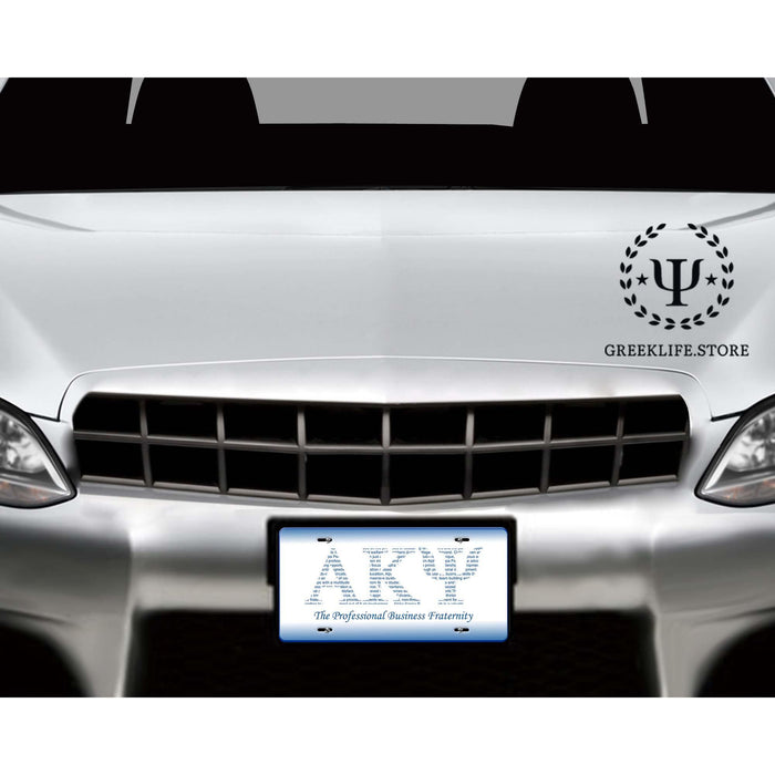 Alpha Kappa Psi Decorative License Plate - greeklife.store