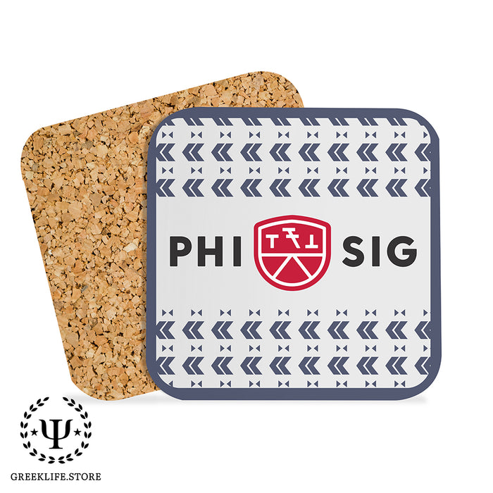 Phi Sigma Kappa Beverage Coasters Square (Set of 4)