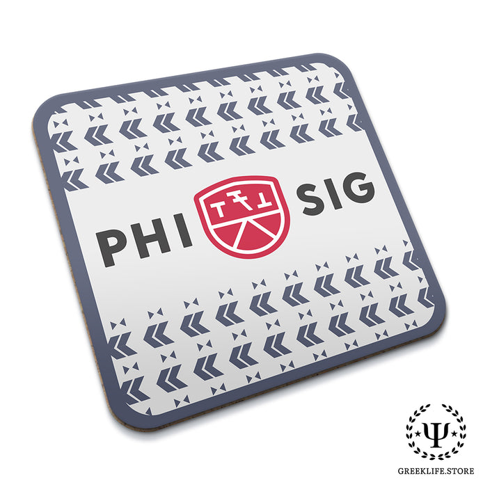 Phi Sigma Kappa Beverage Coasters Square (Set of 4)