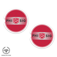 Phi Sigma Kappa Beverage Jigsaw Puzzle Coasters Square (Set of 4)