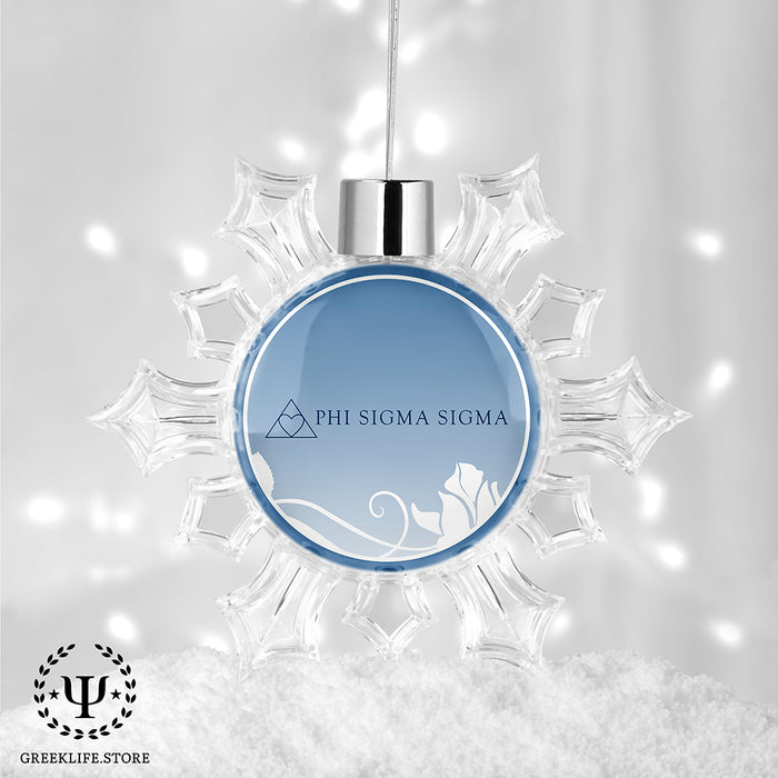 Phi Sigma Sigma Christmas Ornament - Snowflake