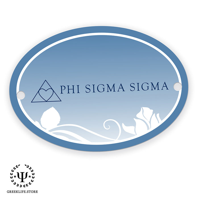 Phi Sigma Sigma Door Sign
