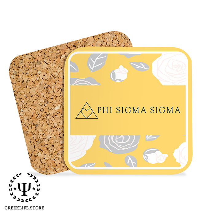 Phi Sigma Sigma Beverage Coasters Square (Set of 4)