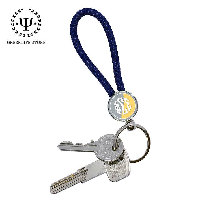 Phi Sigma Sigma Key chain round