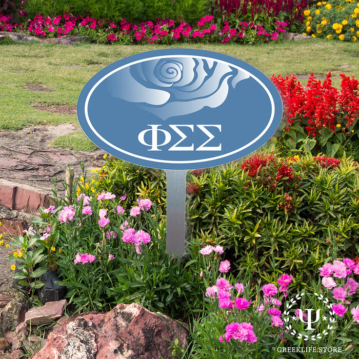 Phi Sigma Sigma Yard Sign Oval