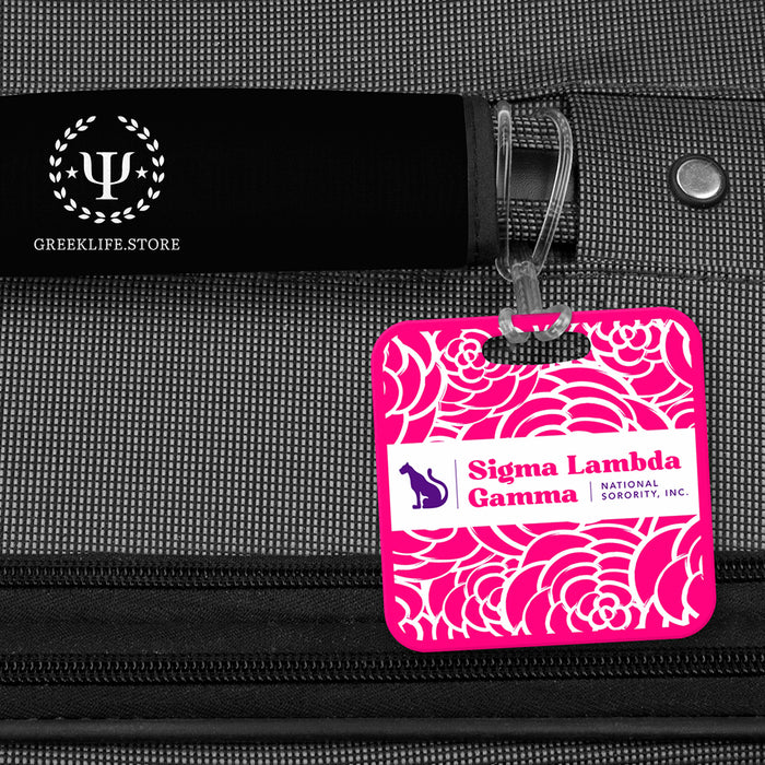 Sigma Lambda Gamma Luggage Bag Tag (square)
