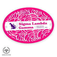 Sigma Lambda Gamma Decorative License Plate