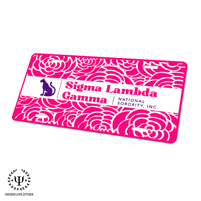 Sigma Lambda Gamma Decorative License Plate