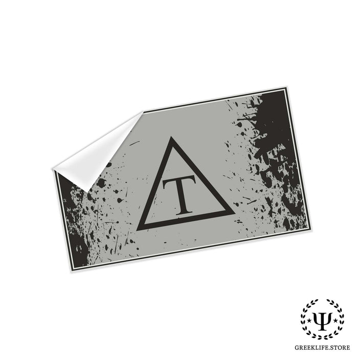 Triangle Fraternity Decal Sticker