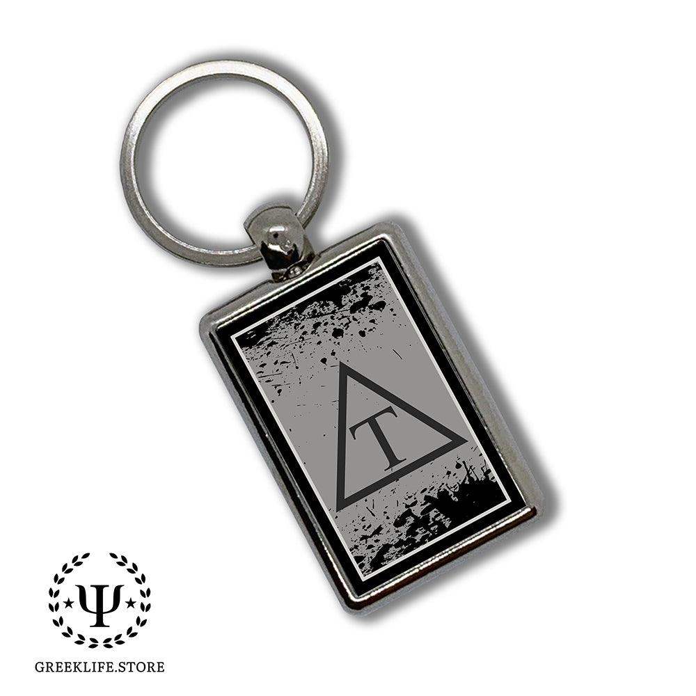 Triagle Keychain Triangle Keychain Rectangular — GreekLife.Store
