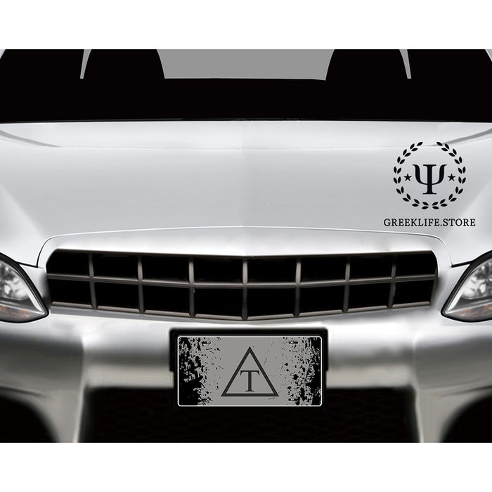 Triangle Fraternity Decorative License Plate