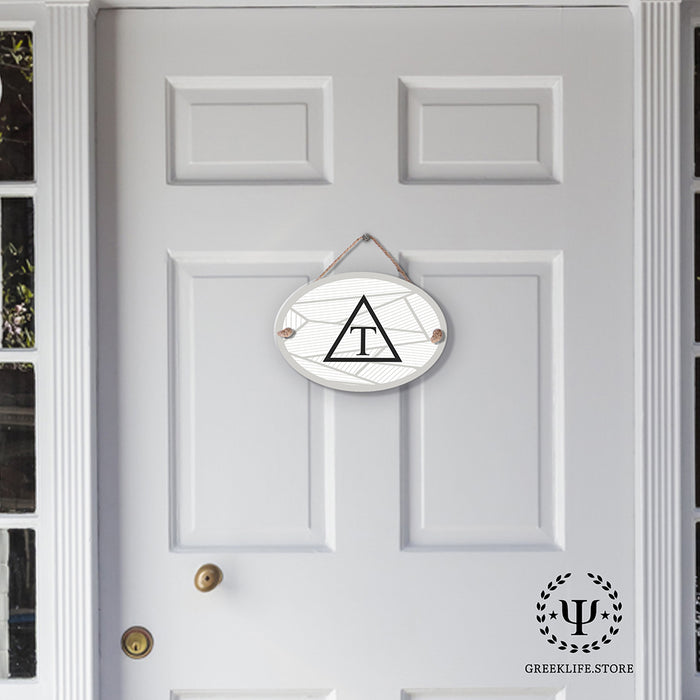 Triangle Fraternity Door Sign