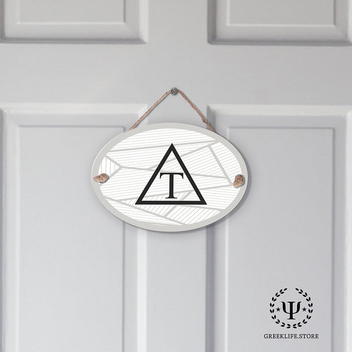 Triangle Fraternity Door Sign