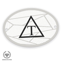 Triangle Fraternity Christmas Ornament Flat Round