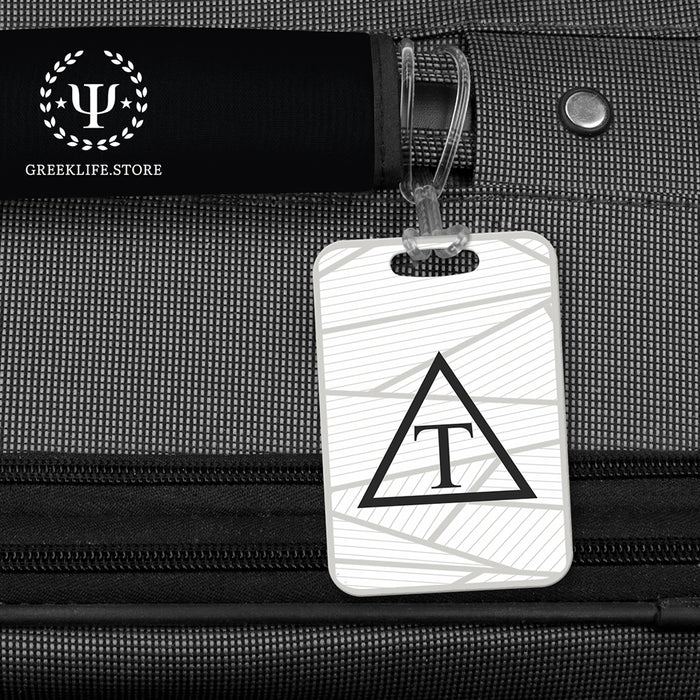 Triangle Fraternity Luggage Bag Tag (Rectangular)