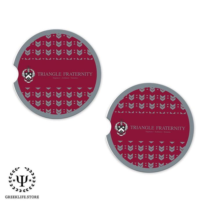 Triangle Fraternity Car Cup Holder Coaster (Set of 2)