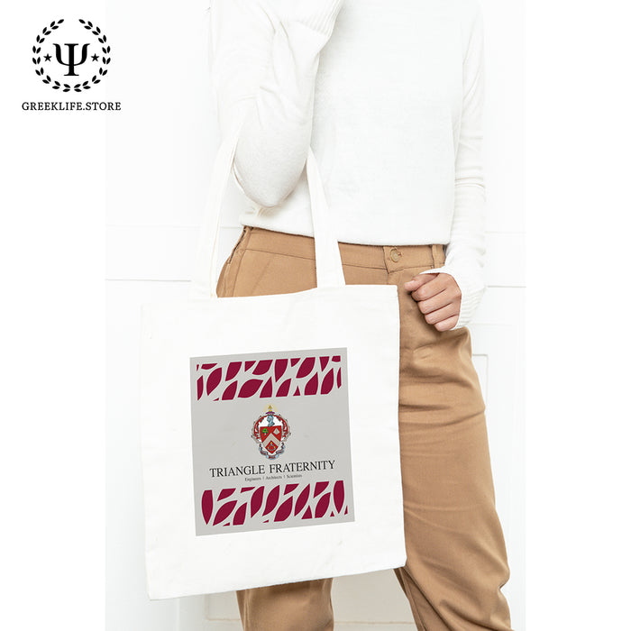 Triangle Fraternity Canvas Tote Bag