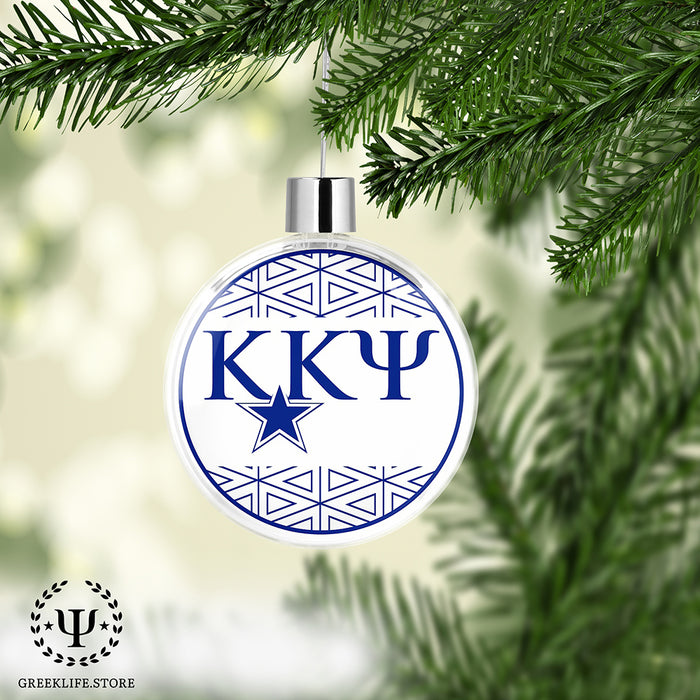 Kappa Kappa Psi Christmas Ornament Flat Round